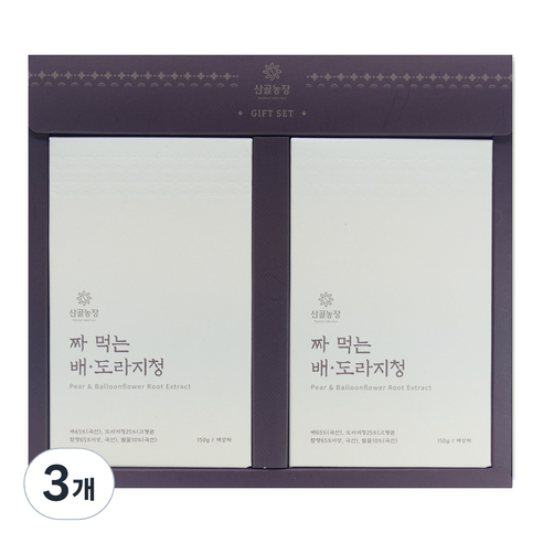 산골농장 짜먹는 배도라지청, 10g, 30개입, 3개