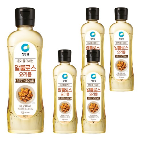 청정원 알룰로스 요리용, 500g, 5개
