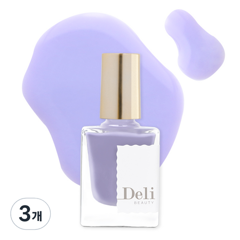 델리뷰티 딥시럽 루어인무드 네일컬러 10ml, MSY01 퓨어 라일락, 3개