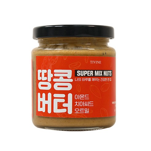 티바인 슈믹츠 땅콩버터 슈퍼믹스너츠 스프레드 페이스트, 1개, 200g