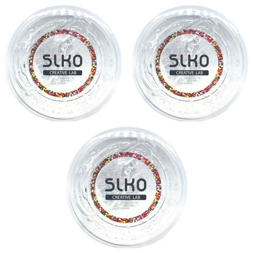 슬코 슬라임 베이스 210ml, 3개, 투명