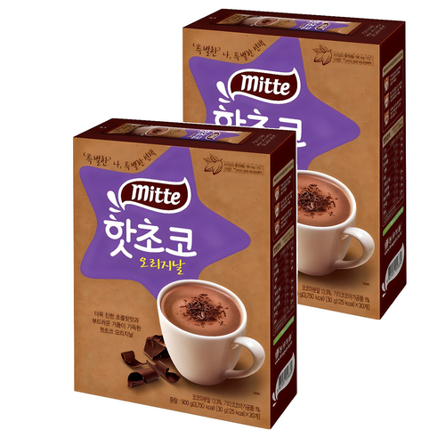 미떼 핫초코 오리지날, 30g, 30개입, 2개