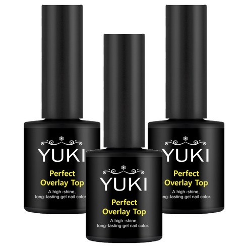 유키 퍼펙트 오버레이탑젤 10g, 3개