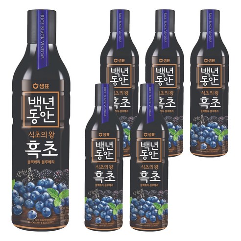샘표 백년동안 현미발효 흑초 블랙블루베리