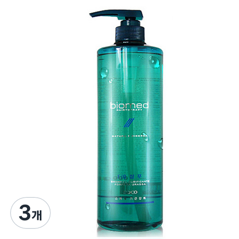 바이오메드 포르포라 그라싸 샴푸, 1000ml, 3개