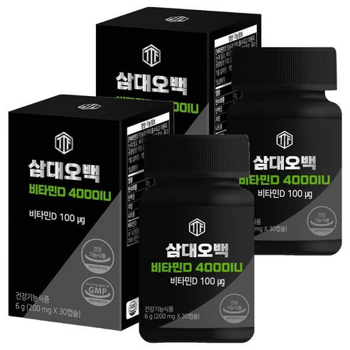삼대오백 비타민D 4000IU 6g, 2개