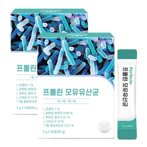 퍼펙토 프롤린 모유 유산균, 60g, 2개