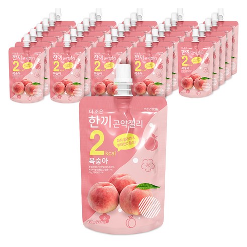 더존건강 더 조은 한끼곤약젤리 복숭아, 150g, 90개