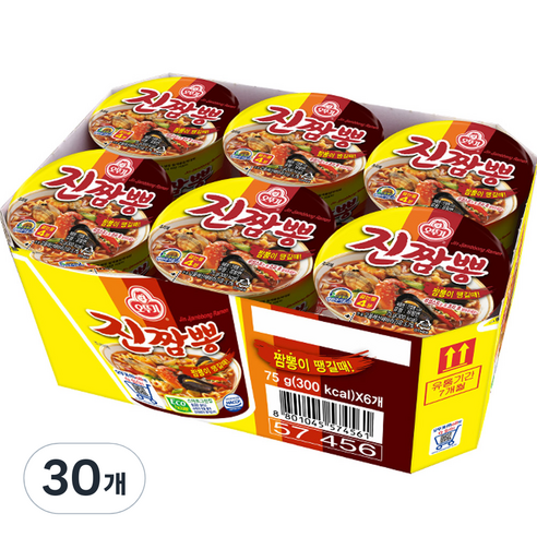 오뚜기 진짬뽕 작은컵, 30개