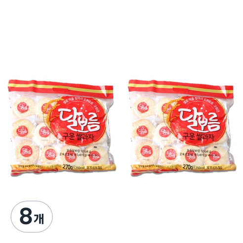 달보름 구운 쌀과자 달콤한맛, 270g, 8개