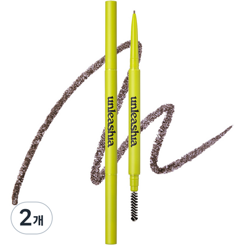 언리시아 셰이퍼 디파이닝 아이브로우 펜슬 0.025g, 2개, NO 2 크래프트 브라운