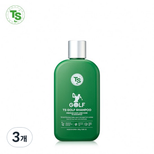 TS 골프 샴푸, 300g, 3개