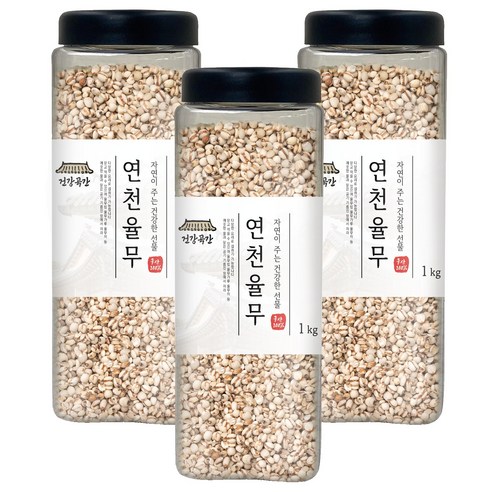 건강곡간 연천 율무, 1kg, 3개