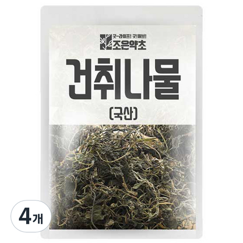 조은약초 건 취나물, 100g, 4개