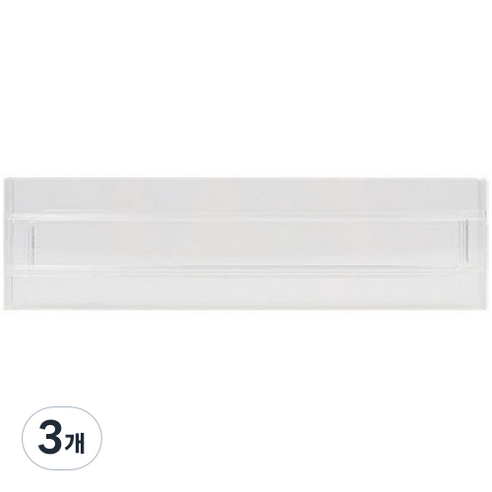 간편한 서랍 칸 분리대, 3개, 화이트