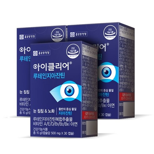 아이클리어 루테인지아잔틴, 30캡슐, 3박스