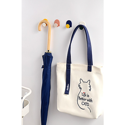 집안의 잡동사니 정리에 이상적인 아필코 부착형 벽걸이 후크