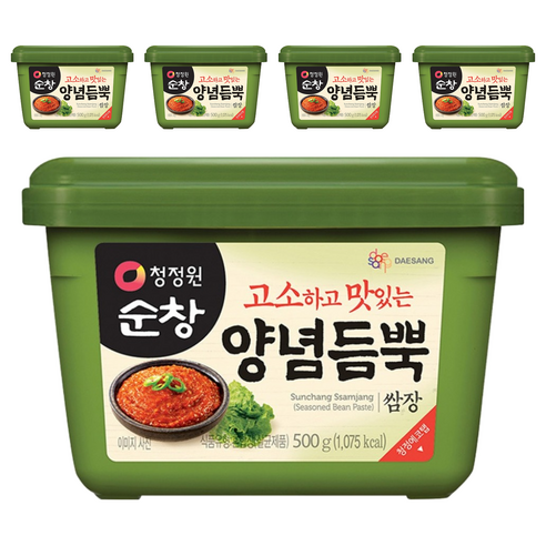 청정원순창 양념듬뿍 쌈장, 500g, 5개