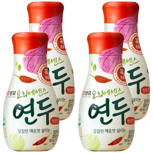 샘표 연두 청양초, 150ml, 4개