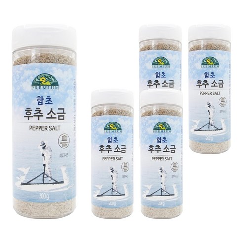 오가닉스토리 함초 후추소금, 200g, 5개