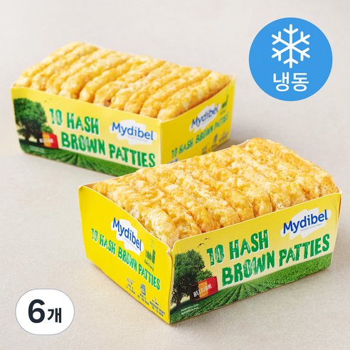 마이디벨 해쉬브라운 패티 (냉동), 6개, 640g