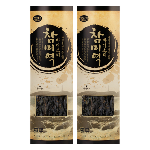 바다소리 진도 참미역, 50g, 2개