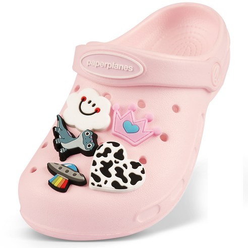 페이퍼플레인키즈 아동용 샌들 아쿠아슈즈 EVA 슬리퍼 + 파츠 15종 세트