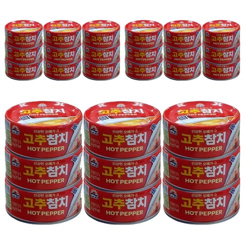 사조 안심 고추참치, 85g, 27개