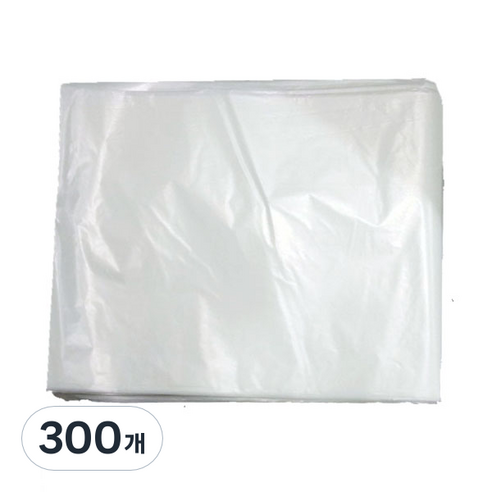 부국비닐봉투 재활용 평판 봉투 63 백색, 50L, 300개