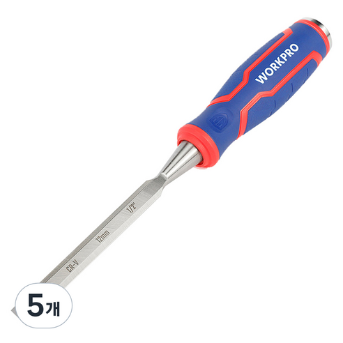 워크프로 목재 끌 12mm WP243006, 5개