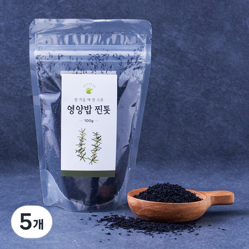 바다가 차린 식탁 밥 지을 때 한스푼 영양밥 찐톳, 100g, 5개