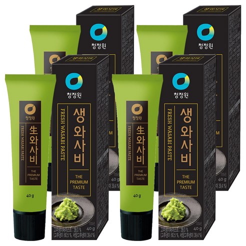청정원 생와사비, 40g, 4개