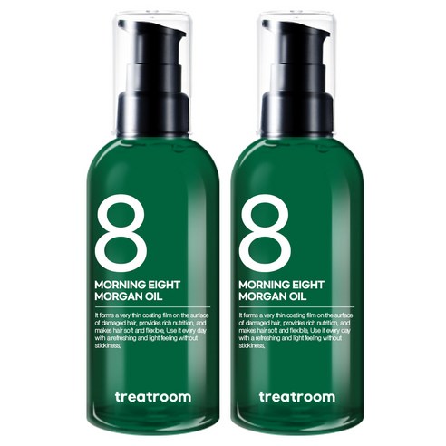 트리트룸 모닝에잇 모르간 헤어오일 아르간커넬, 100ml, 2개