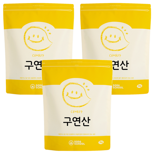 소다스쿨 구연산, 3kg, 3개