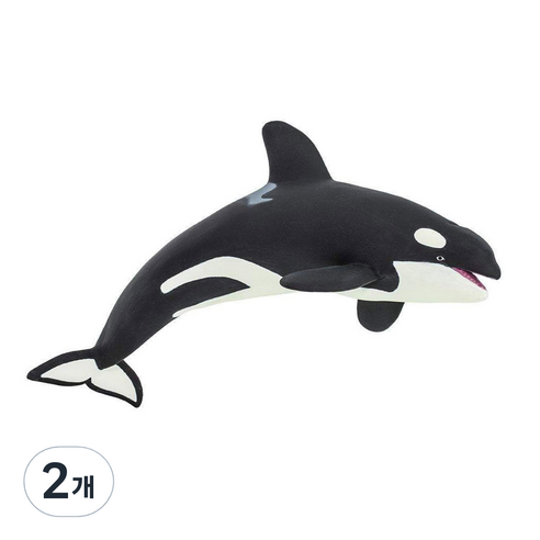 사파리엘티디 210202 Killer Whale 장난감, 범고래, 2개