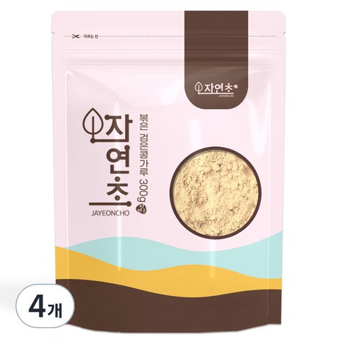 자연초 볶은 검은콩 가루, 4개, 300g