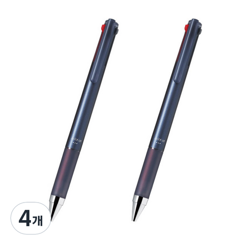 파이롯트 다기능 젤잉크 쥬스업 4색 다색펜 0.4mm, 미드나잇, 4개