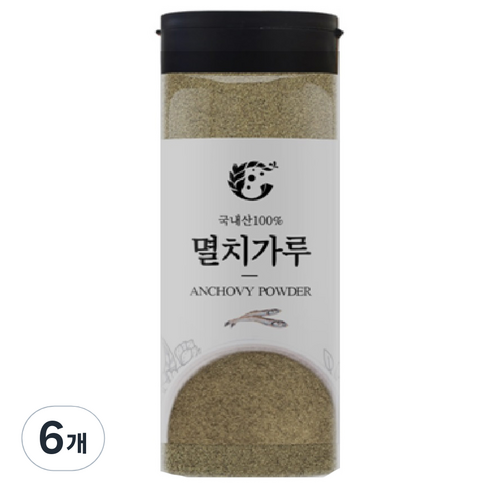 청초린 멸치가루, 140g, 6개
