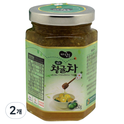 제주담움 청귤차, 1개입, 2개, 250g