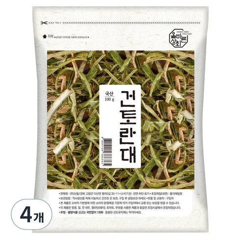 올바른상회 건토란대, 4개, 100g