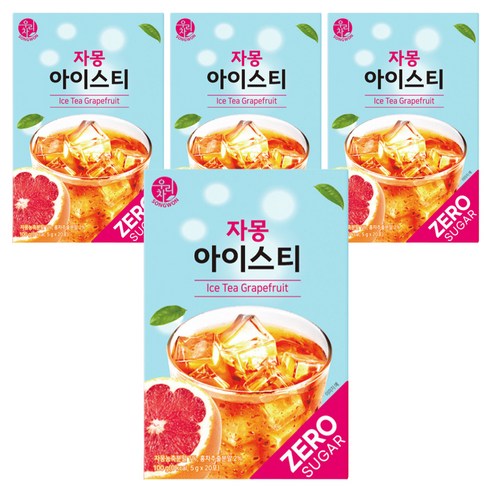 우리차 자몽 아이스티 20p, 4개, 5g, 20개입, 4개