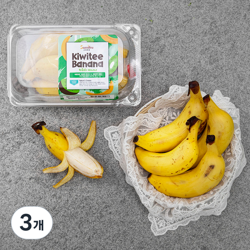 스미후루 키위티 바나나, 350g, 3개
