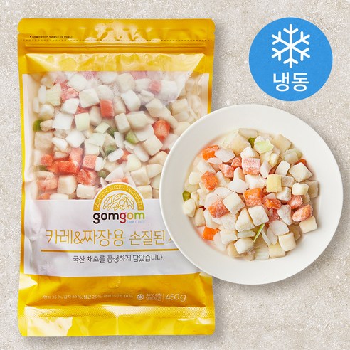 곰곰 카레 & 짜장용 손질된 채소 (냉동), 450g, 1개 샌드위치양상추