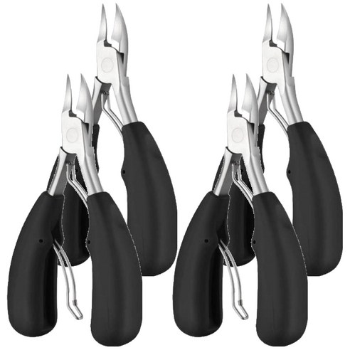 카카스 네일용 고급 체인커팅니퍼, 블랙, 4개