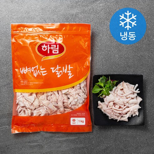 하림 뼈없는 닭발 (냉동), 1kg, 1개 
사과식초/땅콩버터 외