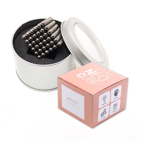 아트조이 네오큐브 5mm + 철제케이스 + 종이케이스, 블랙니켈, 1개