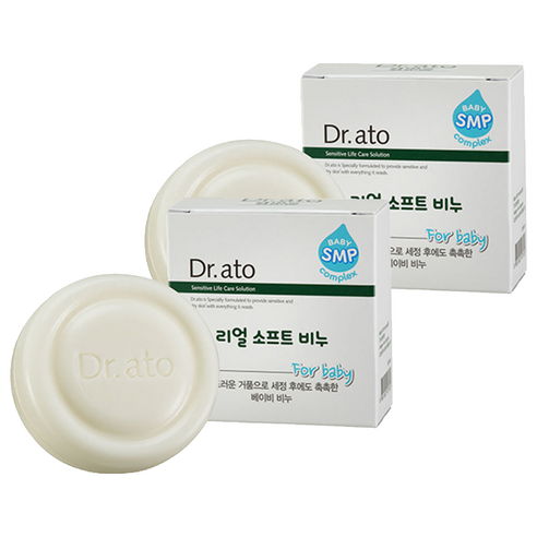 닥터아토 리얼 소프트 비누, 100g, 2개