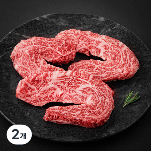 한우맘 한우 새우살 1등급 구이용 (냉장), 200g, 2개
