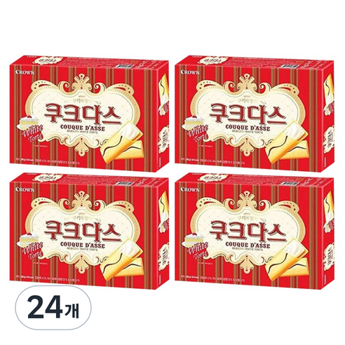 쿠크다스 화이트, 128g, 24개