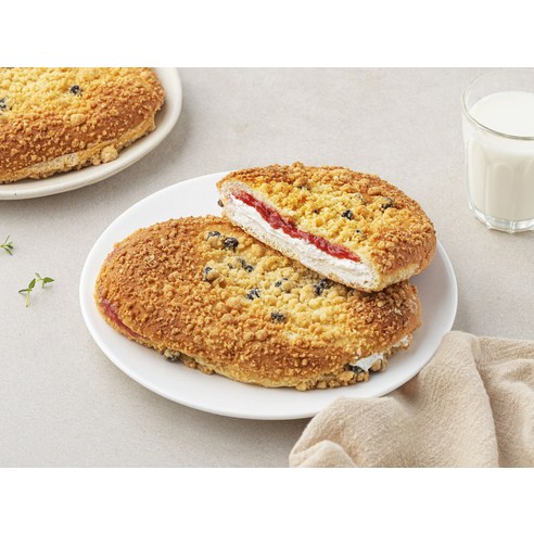 냉동실에 쟁여두는 행복, 신라명과 딸기잼 맘모스빵!